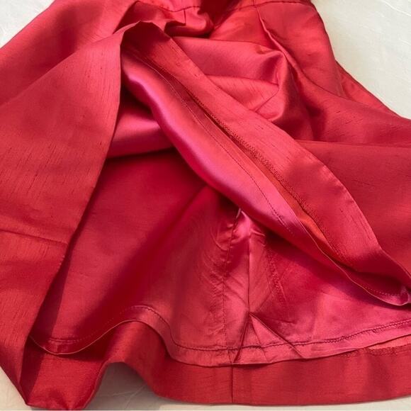 Jenny Yoo Reddish Pink Strapless Dress NWT Size 8 - Picture 7 of 14